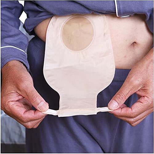 30 PCS bolsas de colostomía 15-65mm Stoma Bolsas de bolsa de una pieza Ostomía abierta Bolsas Color de la piel No hay necesidad CLIP CLÍTULO COLOSTOMÍA COMPLETOR COMPRADABLE INCONTENIZACIÓN Productos