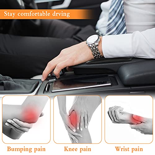 3Pcs Cojín de Reposabrazos Universal para Coche Almohadilla para Reposabrazos Rodillera para Coche Rodilleras para Consola de Coche Adecuado para la mayoría de los coches(18 * 8cm)