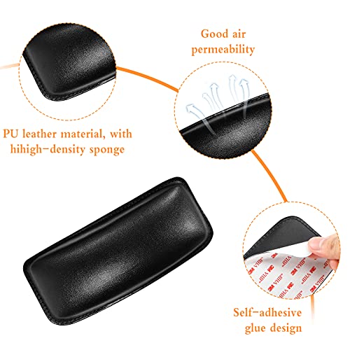 3Pcs Cojín de Reposabrazos Universal para Coche Almohadilla para Reposabrazos Rodillera para Coche Rodilleras para Consola de Coche Adecuado para la mayoría de los coches(18 * 8cm)