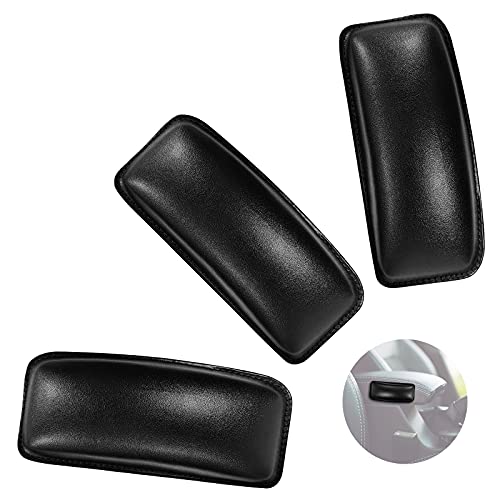 3Pcs Cojín de Reposabrazos Universal para Coche Almohadilla para Reposabrazos Rodillera para Coche Rodilleras para Consola de Coche Adecuado para la mayoría de los coches(18 * 8cm)