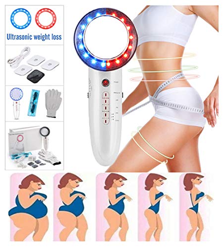 6 en 1 Máquina Reafirmante del Cuerpo Cavitación Ultrasónica Máquina, EMS Grasa Anti Celulitis Remover Pérdida de peso Dispositivo de Estiramiento de la piel Cavitación