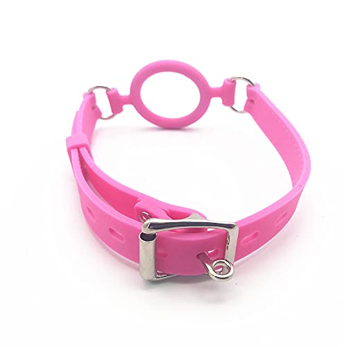 Abrebocas de silicona para mujer con anillo de boca para cosplay