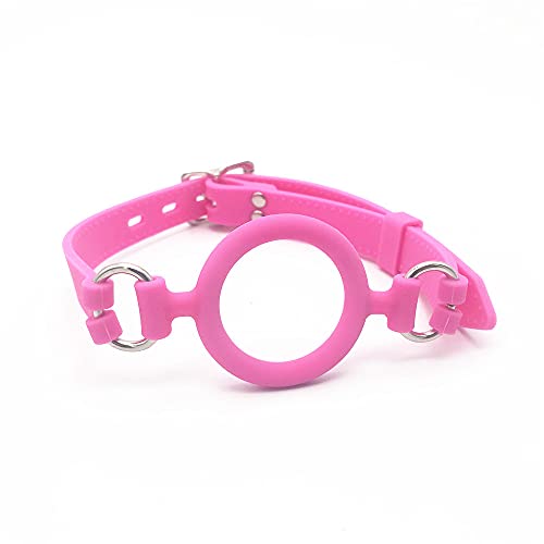 Abrebocas de silicona para mujer con anillo de boca para cosplay