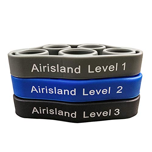 Airislan D - Extensor de mano para ejercitador de dedos (3 unidades)