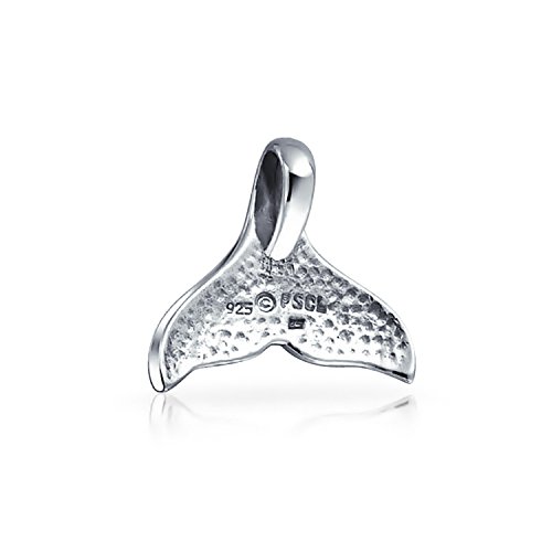 Aleta De Ballena Cola Costal Náuticas Collar Colgante Para Hombres Y Para Mujer De Plata Esterlina 925 Oxidada