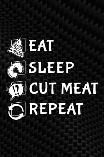 Allergies Tracker - EAT SLEEP CUT MEAT REPEAT - BUTCHER PIG PORK Diagram Gift Meme: Cut Meat, Symptom Tracker Food Drinks Meal Journal Along With ... Log Book for Day Care, Home Care,Cute