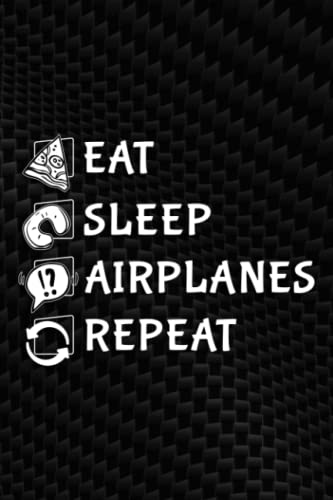 Allergies Tracker - Eat Sleep Fix Airplanes Repeat Funny Aircraft Mechanic Gift Good: Airplanes, Symptom Tracker Food Drinks Meal Journal Along With ... Log Book for Day Care, Home Care,Cute