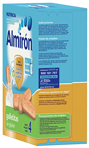 Almirón Galletitas sin Gluten, para Disolver en el Biberón, desde los 4 Meses, 250g