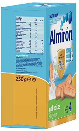 Almirón Galletitas sin Gluten, para Disolver en el Biberón, desde los 4 Meses, 250g