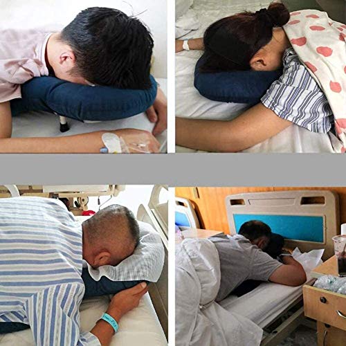 Almohada de soporte de cabeza / hombro transpirable suave duradero para pacientes con desprendimiento de retina, almohada boca abajo para pacientes de desprendimiento de retina durante la recuperación