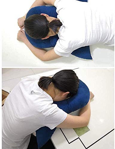 Almohada de soporte de cabeza / hombro transpirable suave duradero para pacientes con desprendimiento de retina, almohada boca abajo para pacientes de desprendimiento de retina durante la recuperación