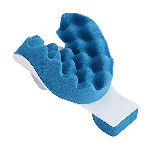 Almohada Viscoelastica, Almohada Ergonómica para el Cuello Hecha de Espuma de Memoria, solución para aliviar de Forma Natural y Segura los Dolores de Cuello y Hombros