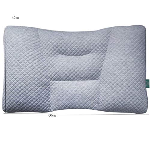 Almohada Viscoelastica Ortopédica contorno de la almohadilla por almohadas Volver lavable con cremallera cubierta suave contorno cervical for el dolor de cuello y Side Sleeper trasera de la ayuda orto