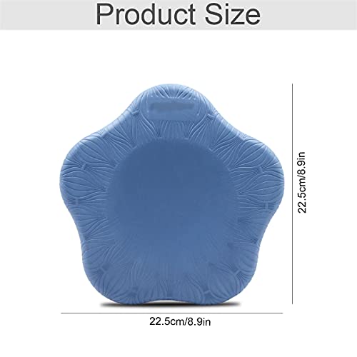 Almohadillas Cojín Rodilla Yoga Esterilla - 2 Pcs Knee Pad for Yoga, Yoga Matt for Pilates, Yoga Knee Pad, Yoga Knee Pillow, Non-Slip and Soft Para Rodillas, Manos, Muñecas y Codos - Light Blue.