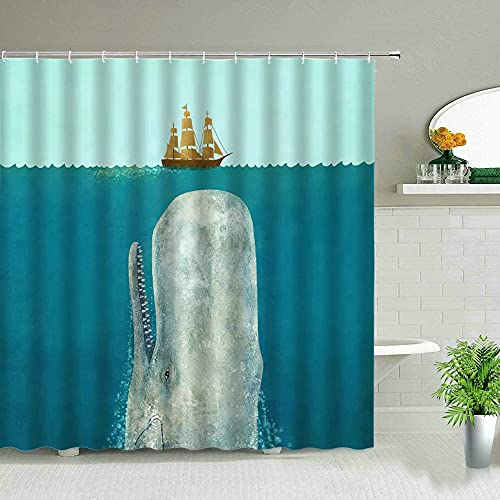 Animal Africano Elefante león Cebra Leopardo Cortina de Ducha Impermeable Juego de Cortina de baño decoración de la bañera S.6 150x200cm