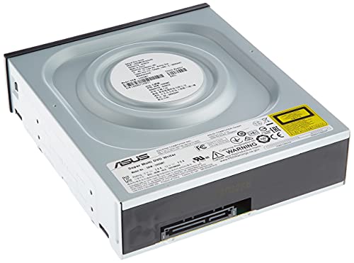 ASUS DRW-24D5MT - Grabadora de DVD 24X, compatibilidad con M-Disc, encriptación de Disco, Almacenamiento Web Ilimitado (12 Meses), Nero Backitup, E-Green, E-Media