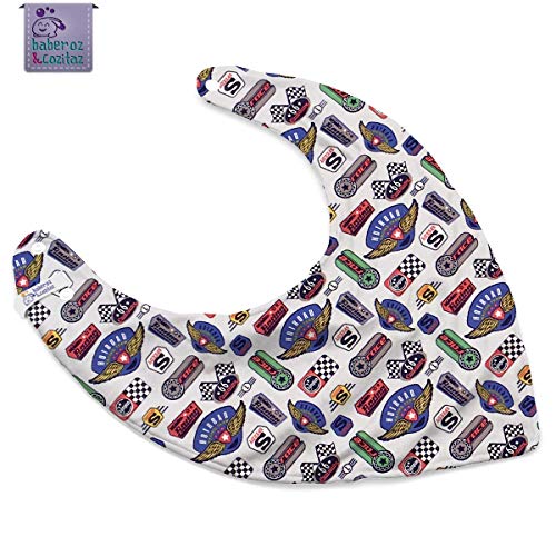 Babero bandana Marcas. Para bebés, niños y adultos con necesidades especiales. P_153. ***ENVÍO GRATUITO A ESPAÑA***