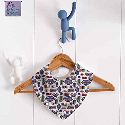 Babero bandana Marcas. Para bebés, niños y adultos con necesidades especiales. P_153. ***ENVÍO GRATUITO A ESPAÑA***