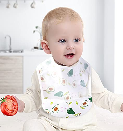 Baberos Bebe Impermeable Niño Niña Unisex Bebe Waterproof de 6 Meses a 3 Años