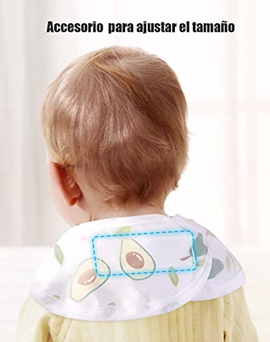 Baberos Bebe Impermeable Niño Niña Unisex Bebe Waterproof de 6 Meses a 3 Años