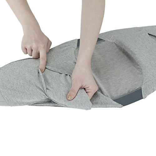 Babymoov Dream Belt - Cinturón ergonómico para el confort de sueño de la mujer embarazada, elástico, se adapta a todas las etapas del embarazo, L/XL, Gris