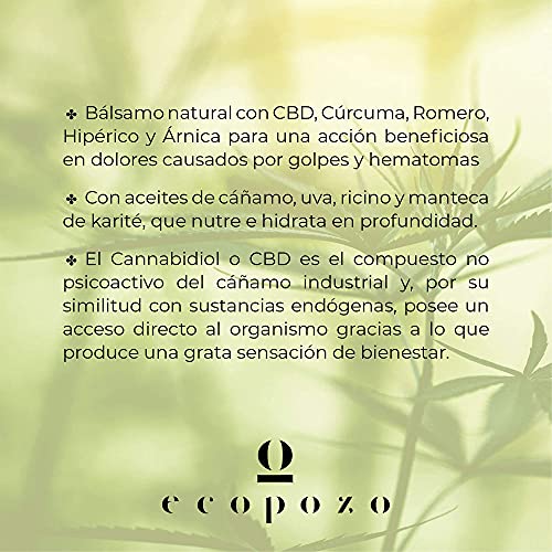 Bálsamo Para Dolor Muscular 50 gr Crema Dolores Musculares y Articulaciones - Para el Alivio de Pies Espalda - Hombros - Ingredientes Ecológicos - Aquisana