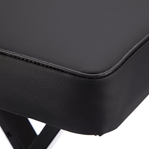 Banco de teclado RockJam Premium acolchado ajustable o Taburete de piano digital