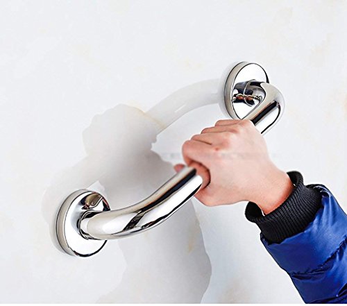 Baranda de baño Espejo de Acero Inoxidable Reposabrazos de Ducha Antideslizante, Inodoro de Ducha, Mango de Equilibrio para Ancianos sin barreras