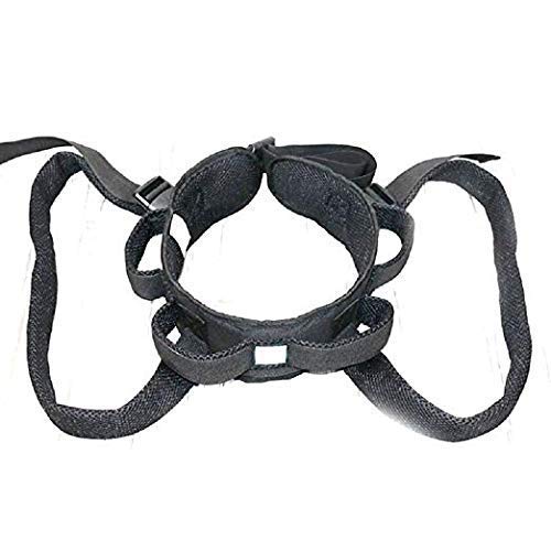 Beautiful happy Cinturón de transferencia de cinturón de seguridad para personas mayores, discapacitados, terapia física ocupacional, cinturón de enfermería multifuncional (color: -, tamaño: -)