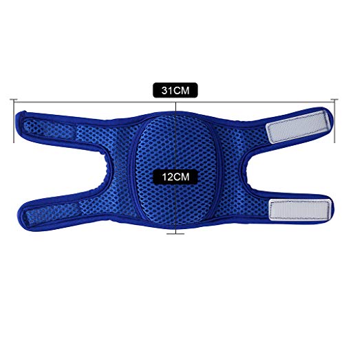 Bebé Arrastrándose Rodilleras, Antideslizante Soporte para Rodillas Elástico Niño Rodilla La Seguridad Protector,Azul