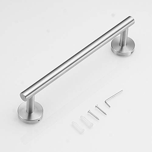 Beelee Moderno 12" Toallero de Barra Acero Inoxidable Porta Toallas Baño Montaje en pared, Acabado cepillado, BA195A3N