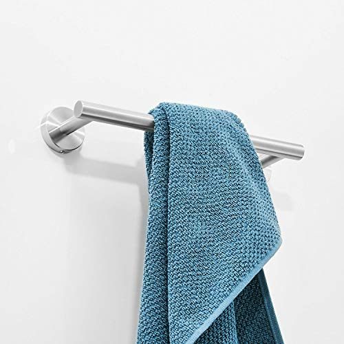 Beelee Moderno 12" Toallero de Barra Acero Inoxidable Porta Toallas Baño Montaje en pared, Acabado cepillado, BA195A3N