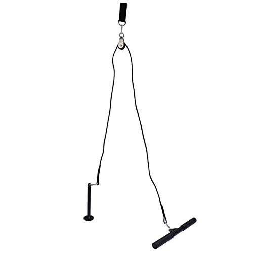 BESPORTBLE Antebrazo Muñeca Rodillo Entrenador Fitness Sistema de Polea Lat Entrenamiento de Fuerza Brazo Máquina con Polea para Pulldowns Rizos de Bíceps Extensiones de Tríceps