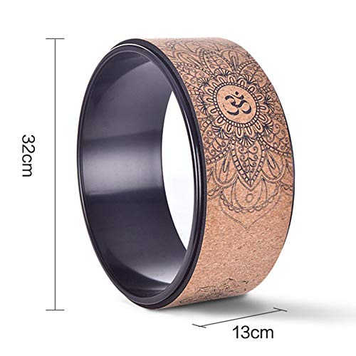 Binwe - Rueda de Yoga para estiramientos, Fitness Wheel Hollow para Mejorar el Estiramiento de los Codos, Accesorios de Entrenamiento Deportivo, Pilates