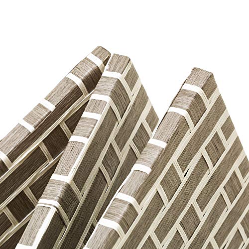 Biombo de Fibra contemporáneo Gris Plegable Trenzado de 150x180 cm - LOLAhome