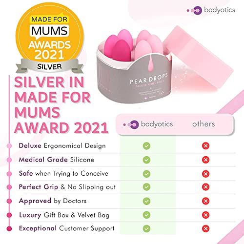 Bodyotics Bolas de Kegel para mujer - Kegel Ejercicio de Pesas - 6 Bolas para principiantes a avanzados con libro electrónico gratis