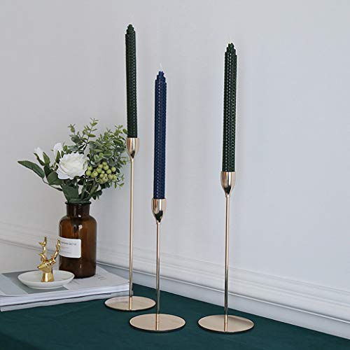 Boji Vela aromática 100% pura cera de abeja hecha a mano, sin humo, par sin olor, elegante diseño de panal de miel