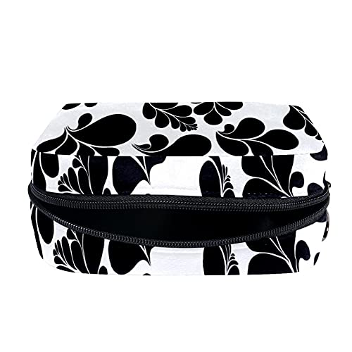 Bolsa de cosméticos Bolsa de Maquillaje Bolsa de cosméticos de Viaje, Bolso de Mano, Bolso de baño,Remolino Floral