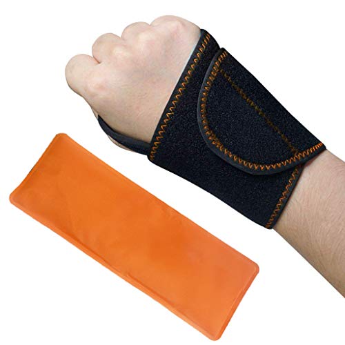 Bolsa de gel de muñeca - reutilizable - tratamiento del túnel carpiano, esguinces, hinchazón, tendinitis, artritis reumatoide, lesiones deportivas, alivio del dolor en las articulaciones