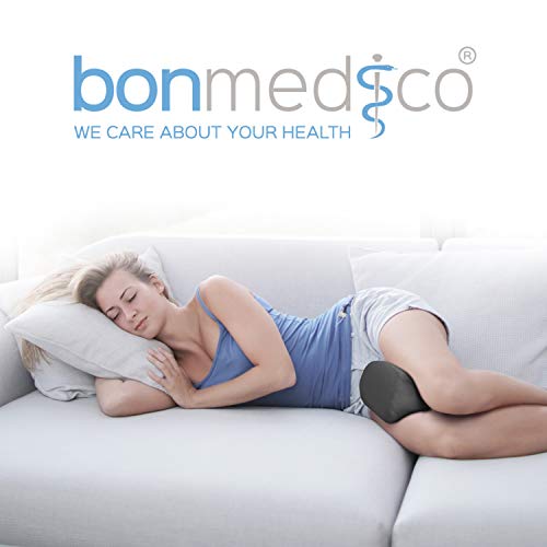 Bonmedico Almohada para Dormir de Lado de Espuma - Soporte para los Rodillas - Ergonomica, Ortopedica y Antidolores - Posicionadora de Piernas
