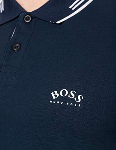 BOSS Paul Curved 10196402 01 Camisa de Polo, Medium Blue427, XL para Hombre