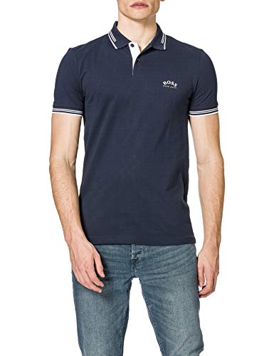 BOSS Paul Curved 10196402 01 Camisa de Polo, Medium Blue427, XL para Hombre