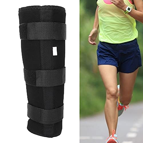 Brrnoo Férula De Noche para Soporte De Pantorrilla De Vástago, órtesis De Fractura De Tibia Y Peroné con Correa De Refuerzo De Vástago, Protector De Cinturón De Manga De Envoltura De Correa De(S)