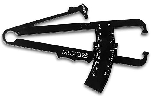 calibrador de grasa corporal y cinta métrica corporal - Calibradores de infusión de piel y cinta métrica de grasa corporal para medir con precisión el IMC de la piel Fitness y pérdida de peso