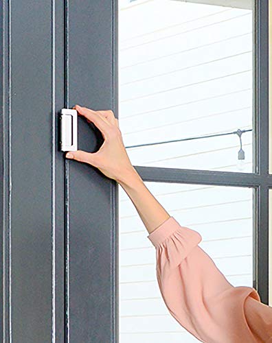 Cerradura de seguridad blanca para puerta, paquete de 2, original – No se deje engañar por imitadores