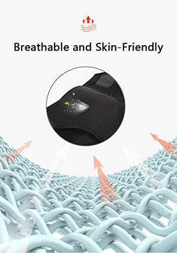 Chlffua Hombrera Ajustable, Apoyo de Hombro de Neopreno Transpirable, Protección Hombro para Prevención y Recuperación de Lesiones Deportivas, Hombre/Mujer, para el Hombro Izquierdo/Derecho