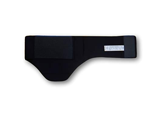 Cinturón Cubre Bolsa Ostomía Art. GLICO-CS Negro Cintura 5º 111-130 cm. Alto 25 cm. (cod.B)