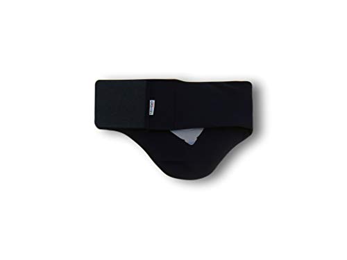 Cinturón Cubre Bolsa Ostomía Art. GLICO-CS Negro Cintura 5º 111-130 cm. Alto 25 cm. (cod.B)