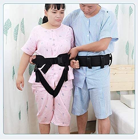 Cinturón de marcha para caminar para pediátricos, ancianos, terapia ocupacional y física - Cinturón de transferencia de cinturón de tablero de transferencia con asas de bucles de pierna ( Size : M )