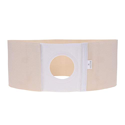 Cinturón de ostomía, 3 tamaños Cinturón de Soporte para Hernia de ostomía Transpirable elástico Ajustable con Almohadilla mágica(SG)